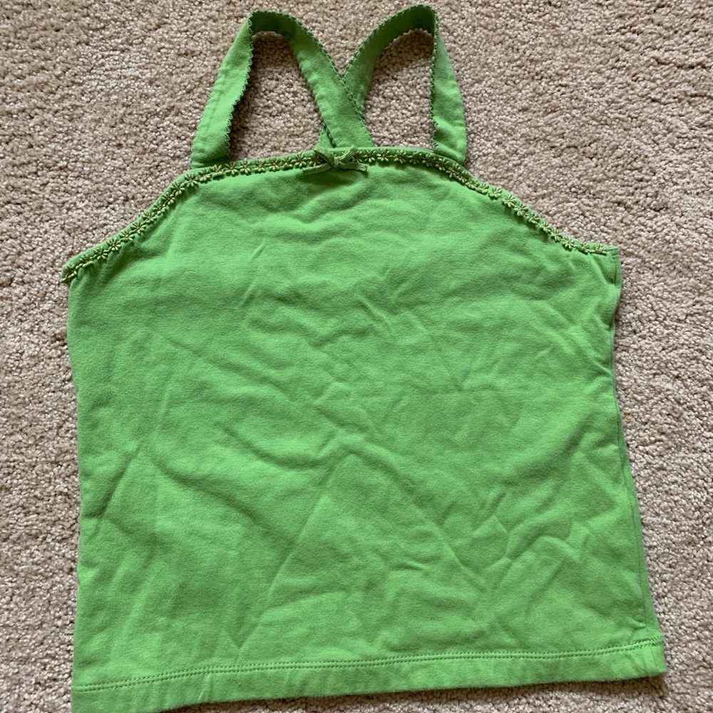 🌼The Children's Place Green Strap Back Tank Top